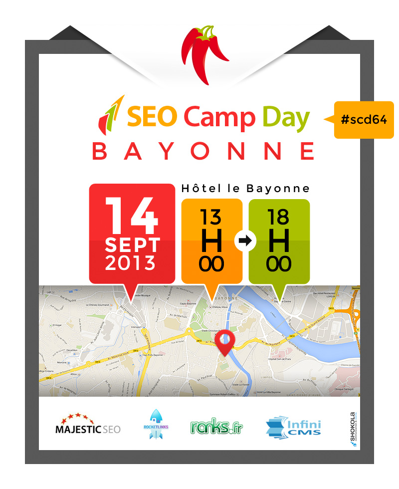 Seo Camp Day Bayonne le 14 septembre 2013 à l'hôtel Le Bayonne